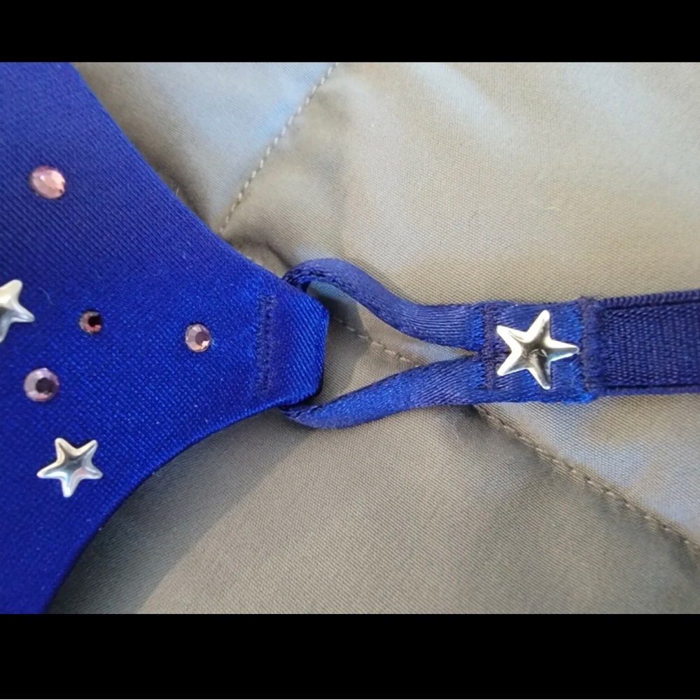 Rare Miraculous Plunge Sapphire Sparkle Bra *Price Firm* - Picture 3 of 7